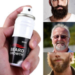 100% Natural Accelerate Beard Growth Oil Anti Hair Loss Men Beard Growth Spray 60ml Beard Grow Stimulator Facial Hair Grower HOT