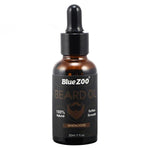 Bluezoo Men Moustache Cream Beard Wax Kit with Scissors Comb Bag Natural Organic Beard Oil Beard Wax Balm for Beard Growth