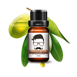10ml Gentlemen Beard Oil Moisturizes Facial Hair Moustache Oils Pure Organic Beard Oil Growth Men Face Thicker Essential Oil