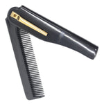Men Folding Pocket Clip Plastic Portable Head Beard Combs Bussiness Trip Travel Lightweight Comb